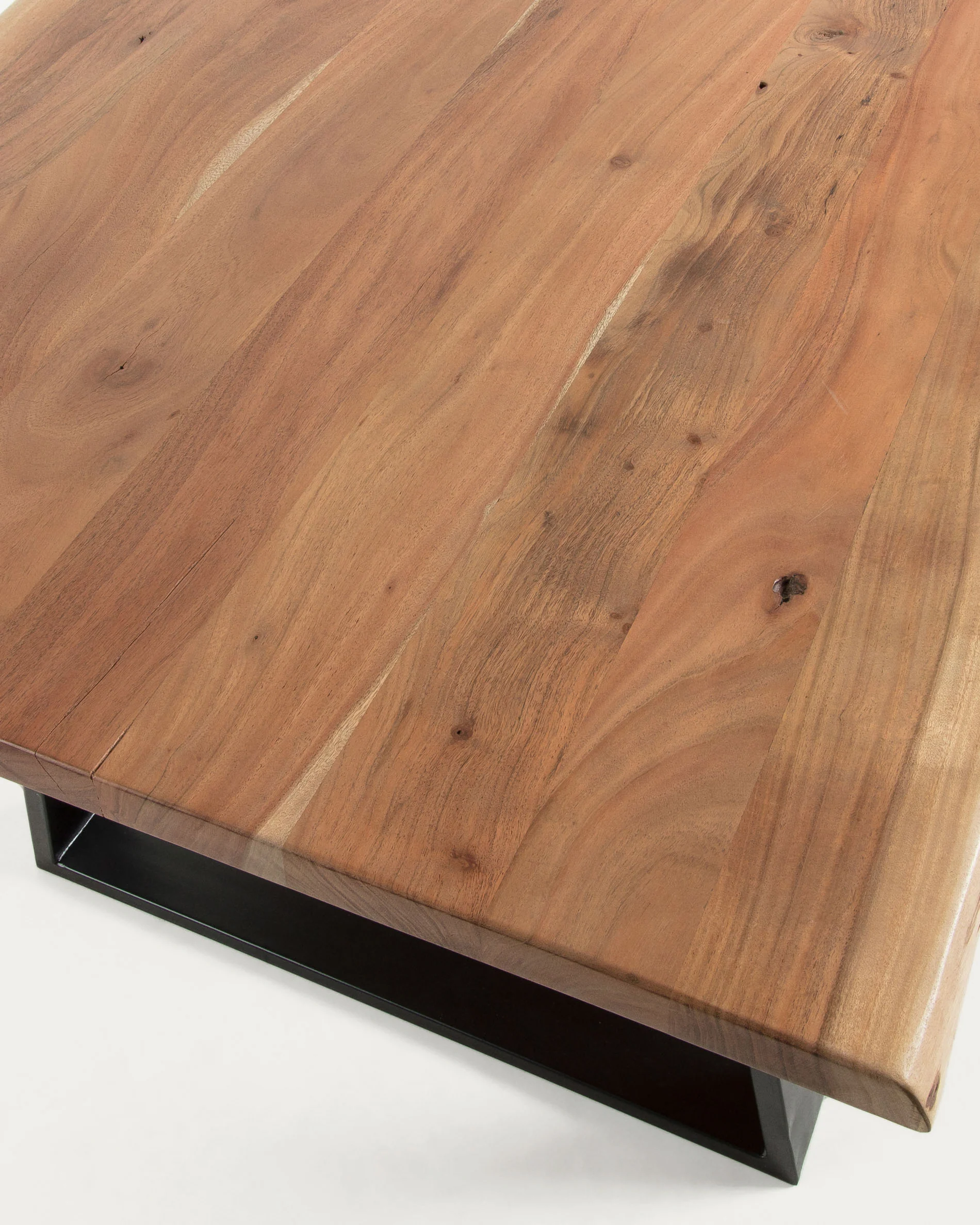 Alaia table in solid acacia wood with natural finish, 220 x 100 cm - Image 5