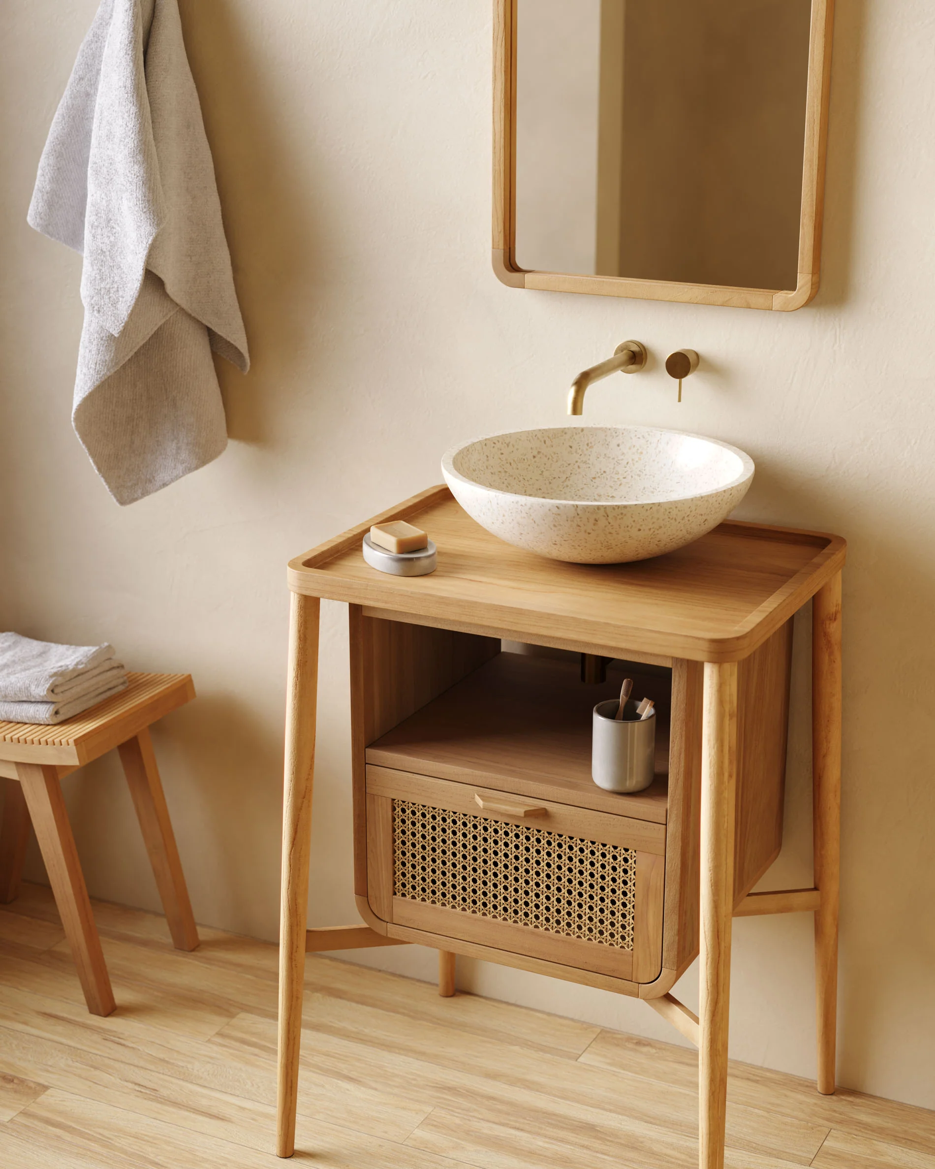 Chavela grey ceramic soap dish - Image 7