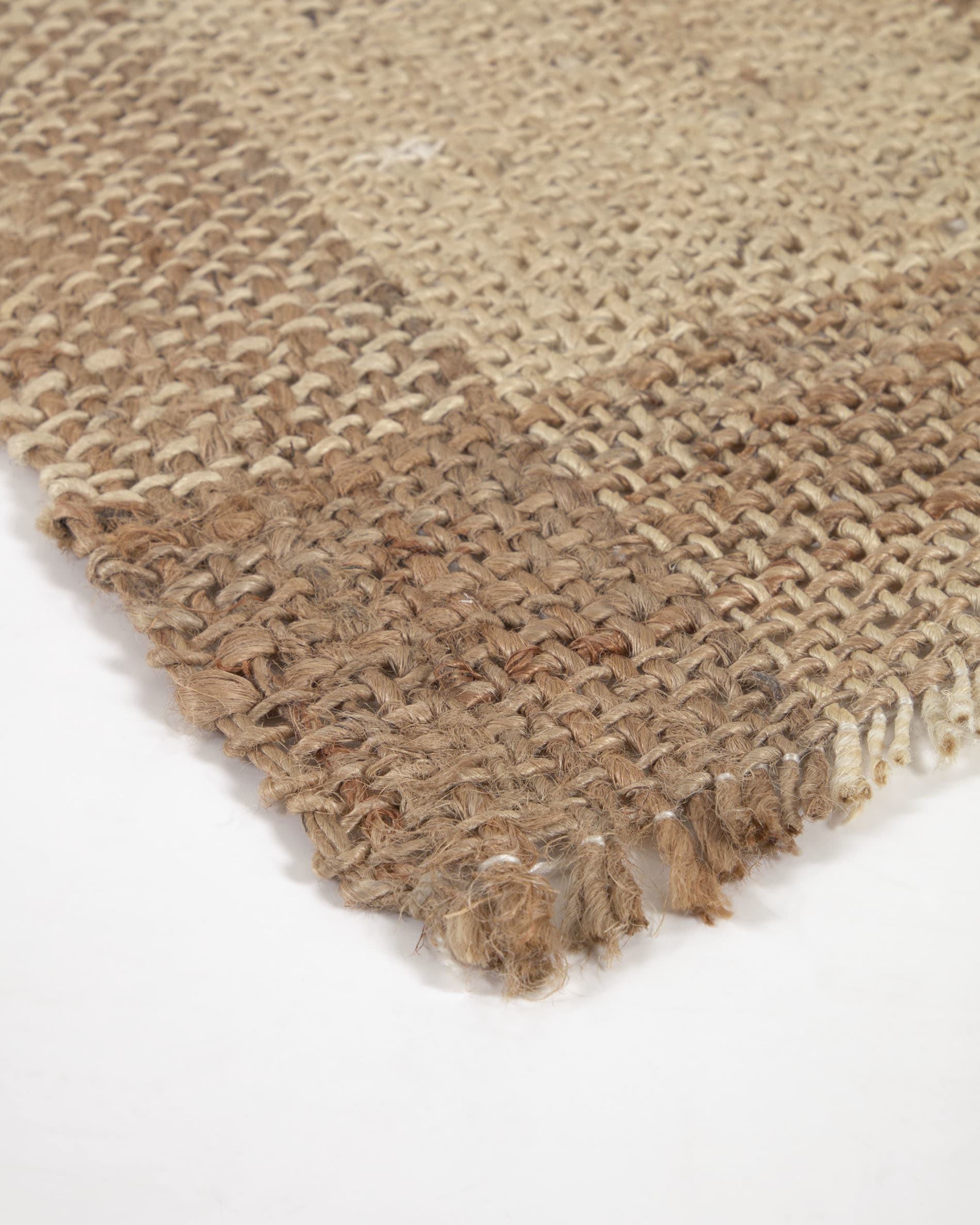 Daila jute rug with natural and beige stripes 160 x 230 cm - Image 3