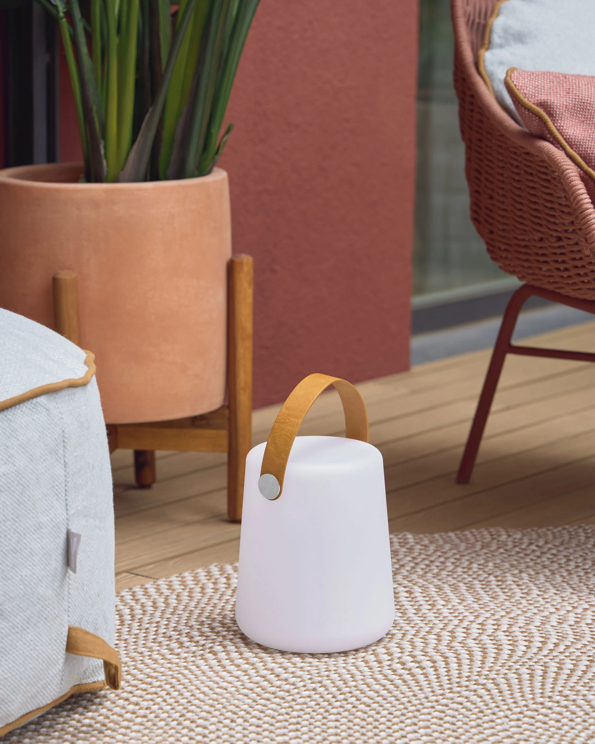Dialma table lamp with brown flex - Image 2