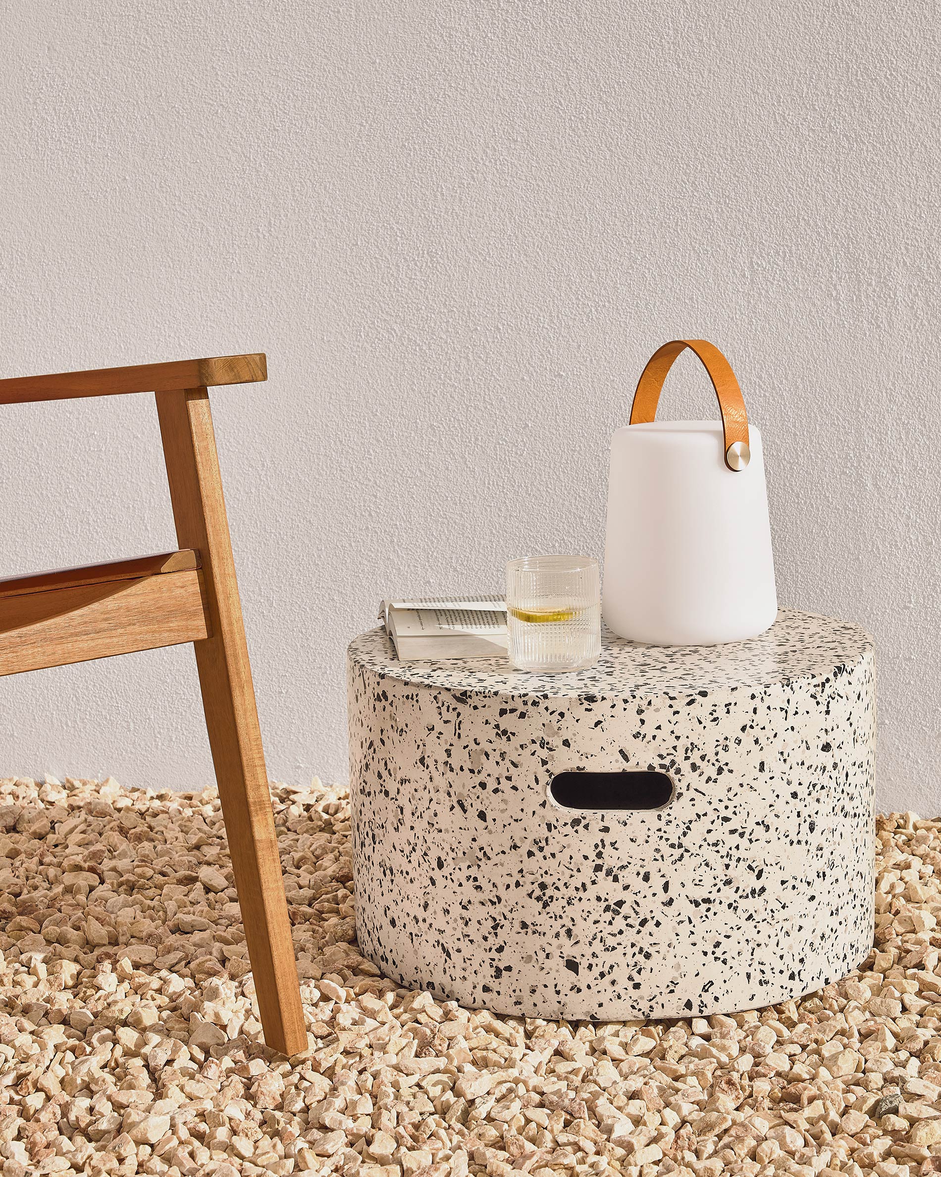 Dialma table lamp with brown flex - Image 6