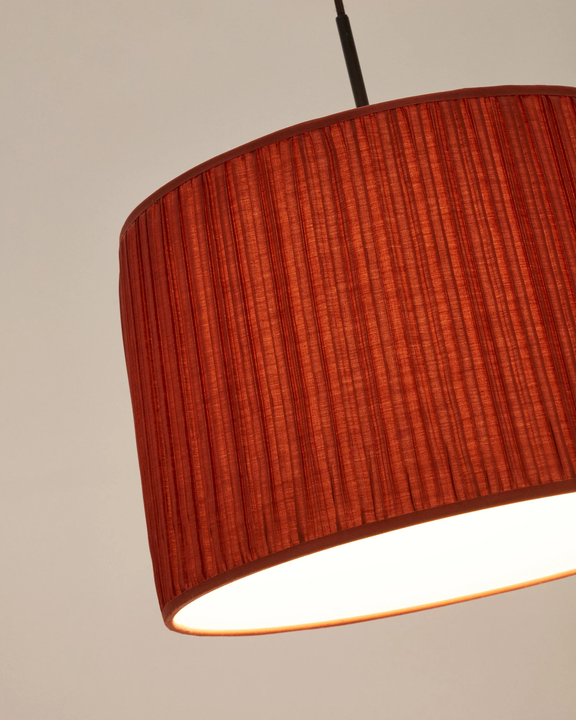 Guash ceiling lamp shade in terracotta, Ø 40 cm - Image 3