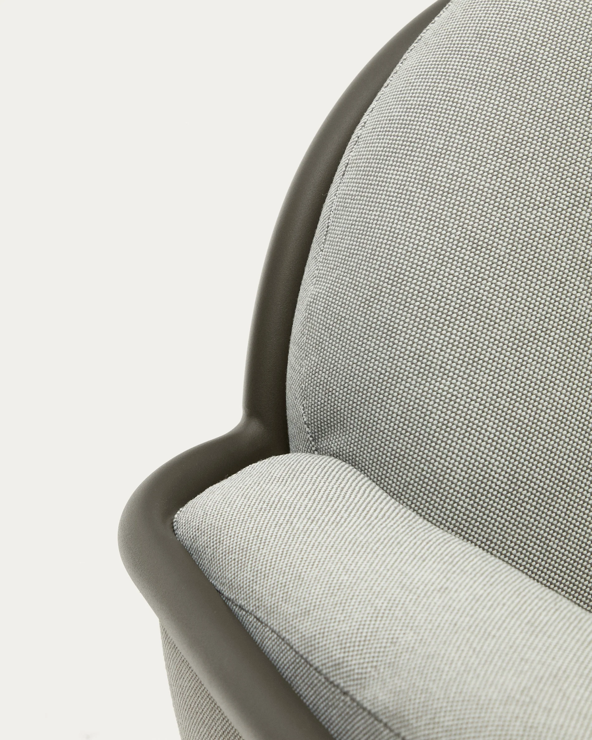 Joncols outdoor 2-seater sofa in aluminium with green painted finish and grey cushions 164cm - Image 7