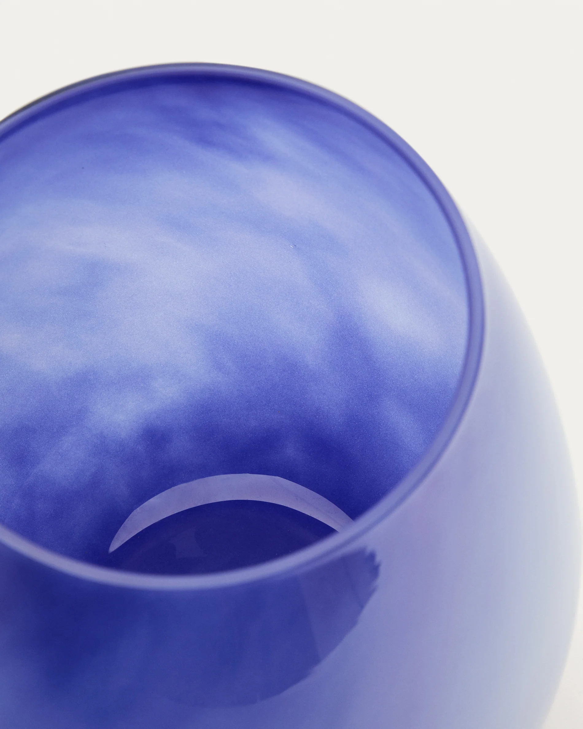 Kelse blue glass vase, 26 cm - Image 3