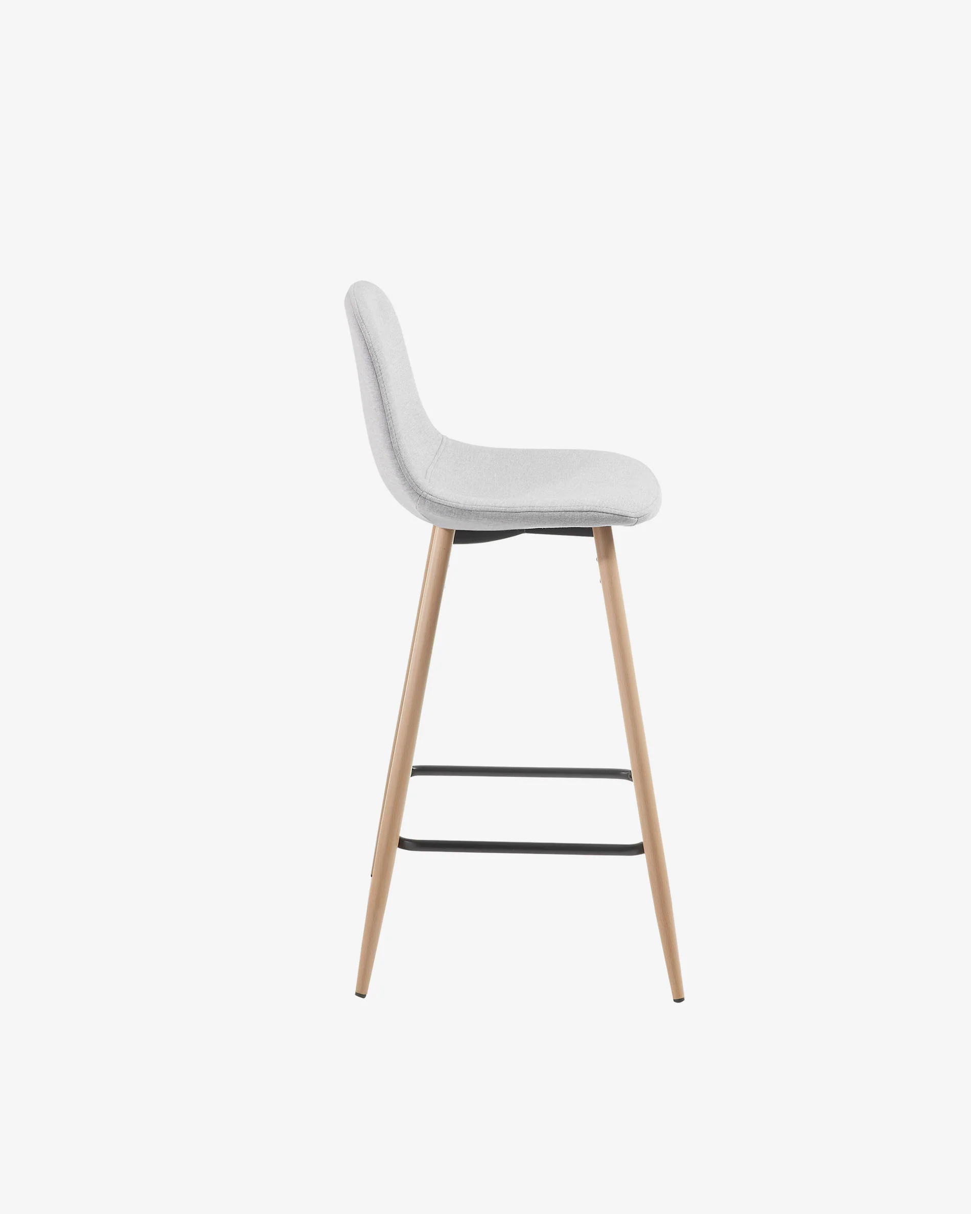Light grey Nolite stool height 65 cm - Image 4
