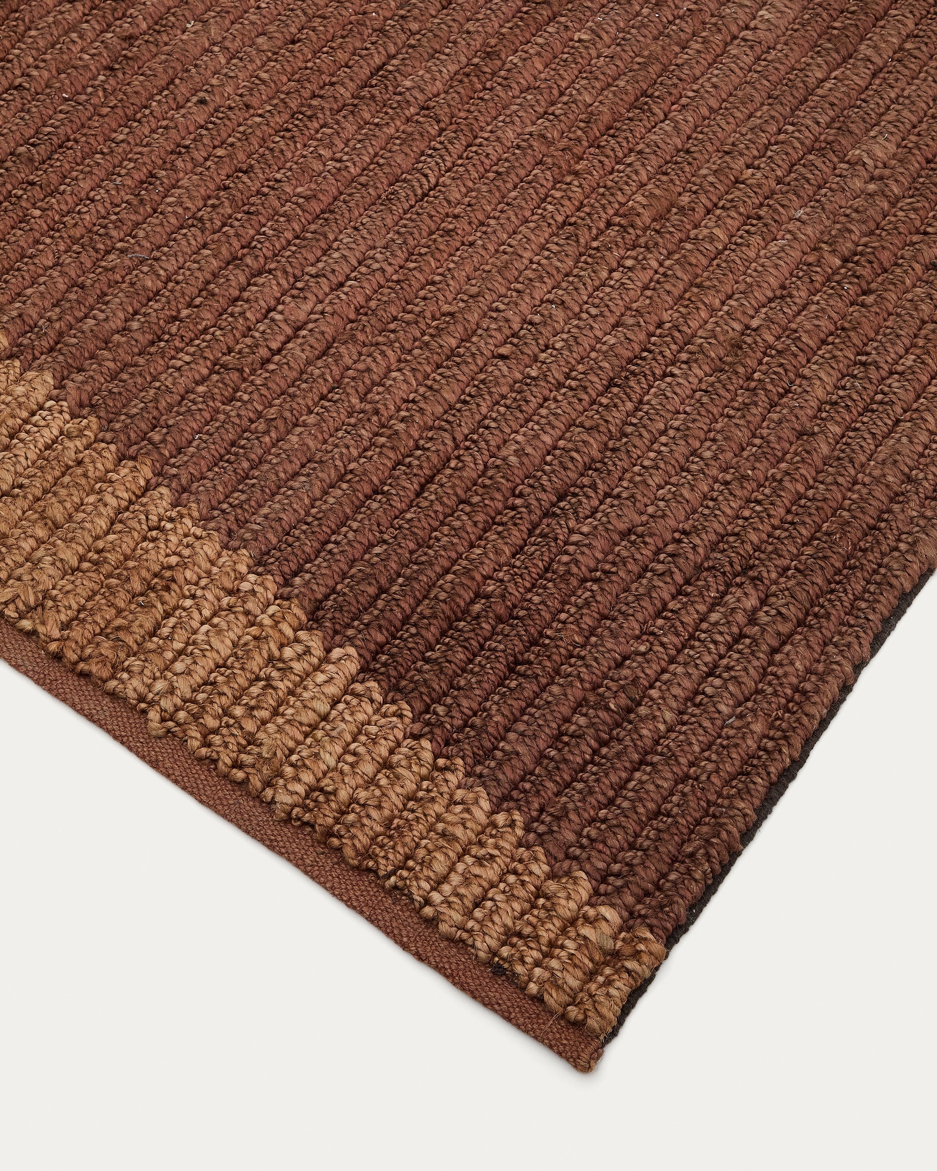 Mandi terracotta jute rug 200 x 300cm - Image 3