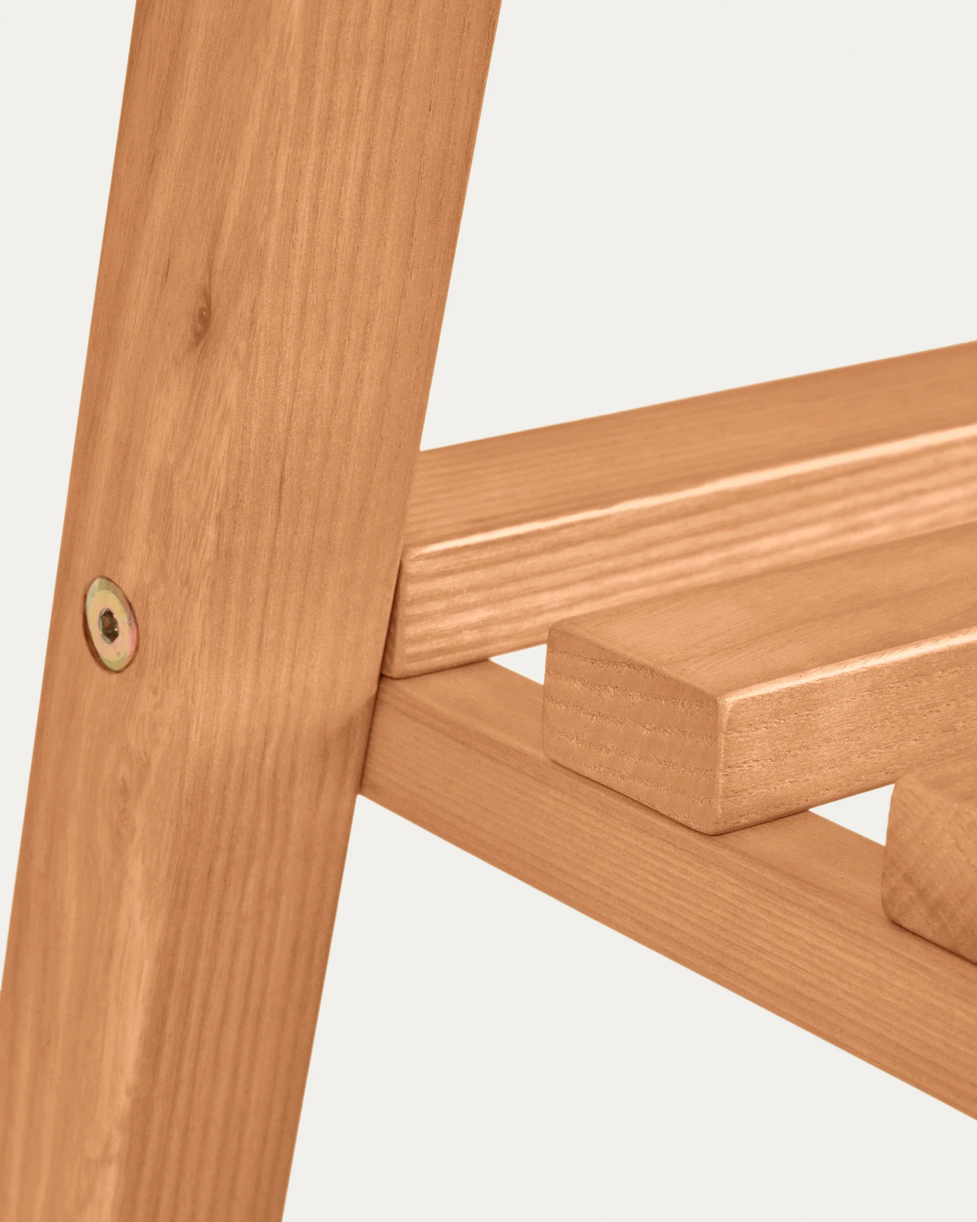 Maralis teepee clothes rail in solid ash wood, 148 x 50 cm - Image 5