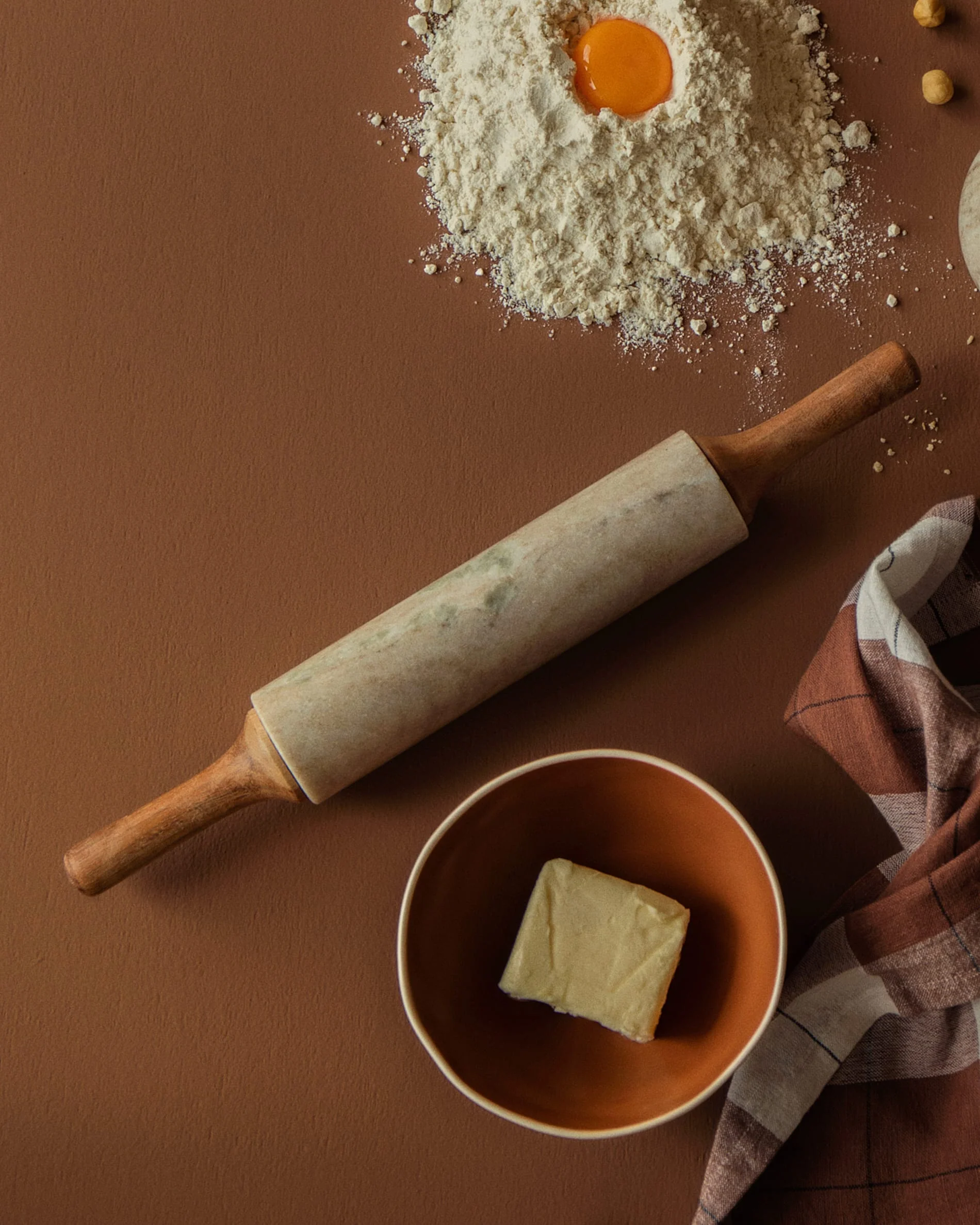 Marichie beige marble rolling pin - Image 2