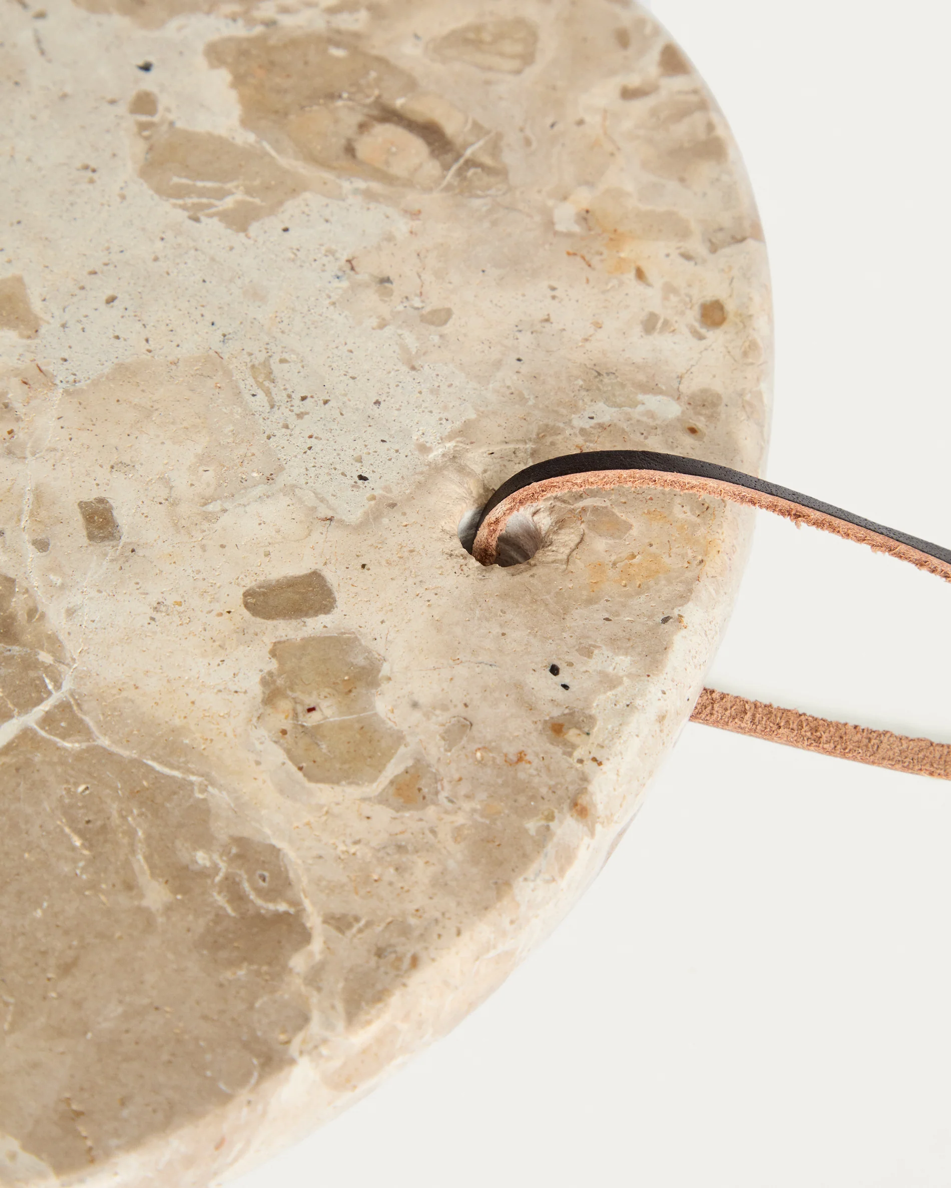 Orlina tray in beige marble 35 x 23 cm - Image 4