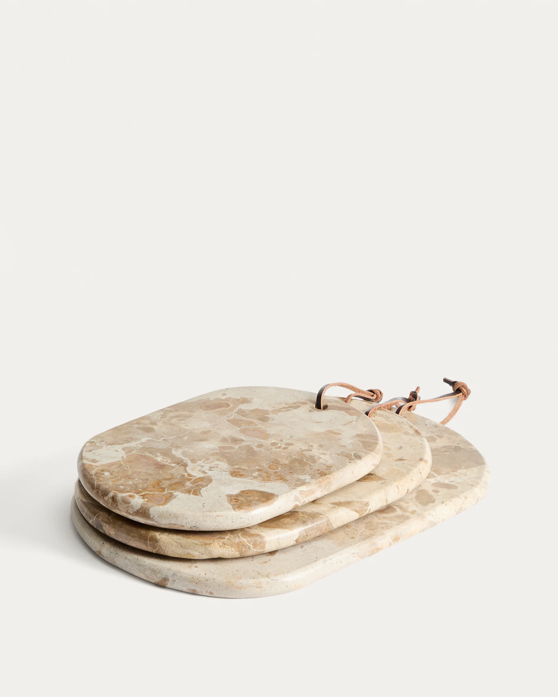 Orlina tray in beige marble 35 x 23 cm - Image 5