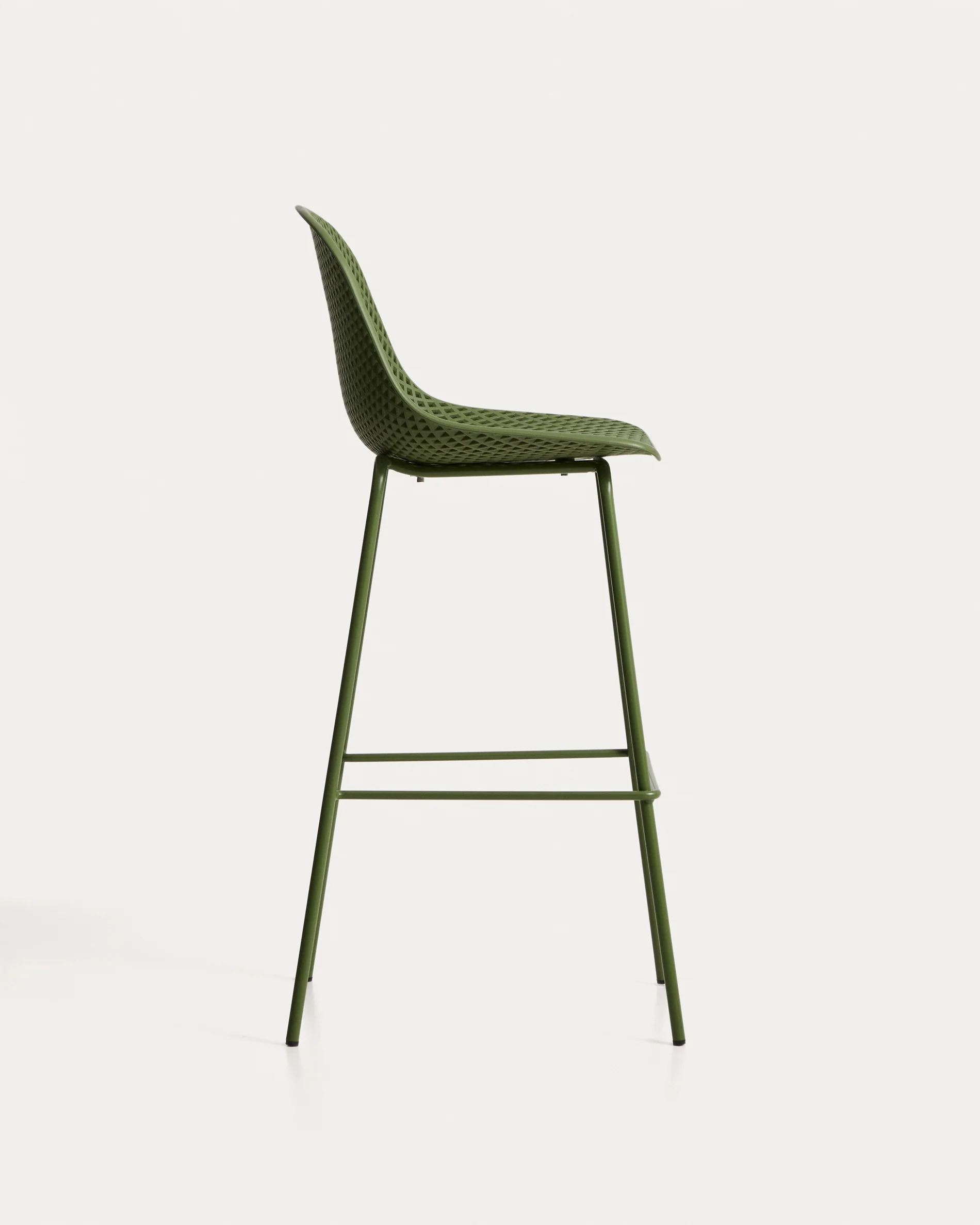 Quinby green outdoor stool 75cm - Image 5