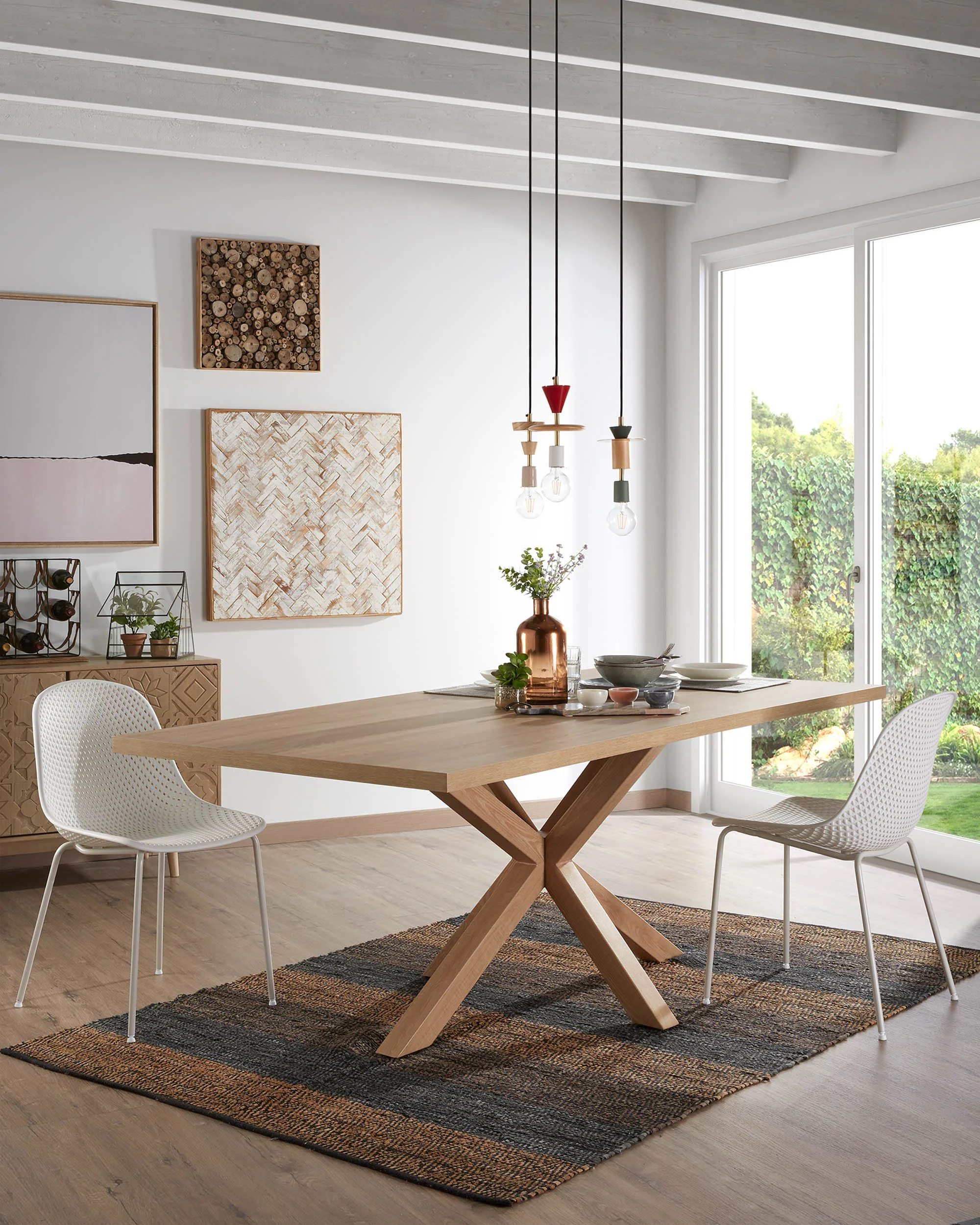 Quinby outdoor dining chair in white - Image 4
