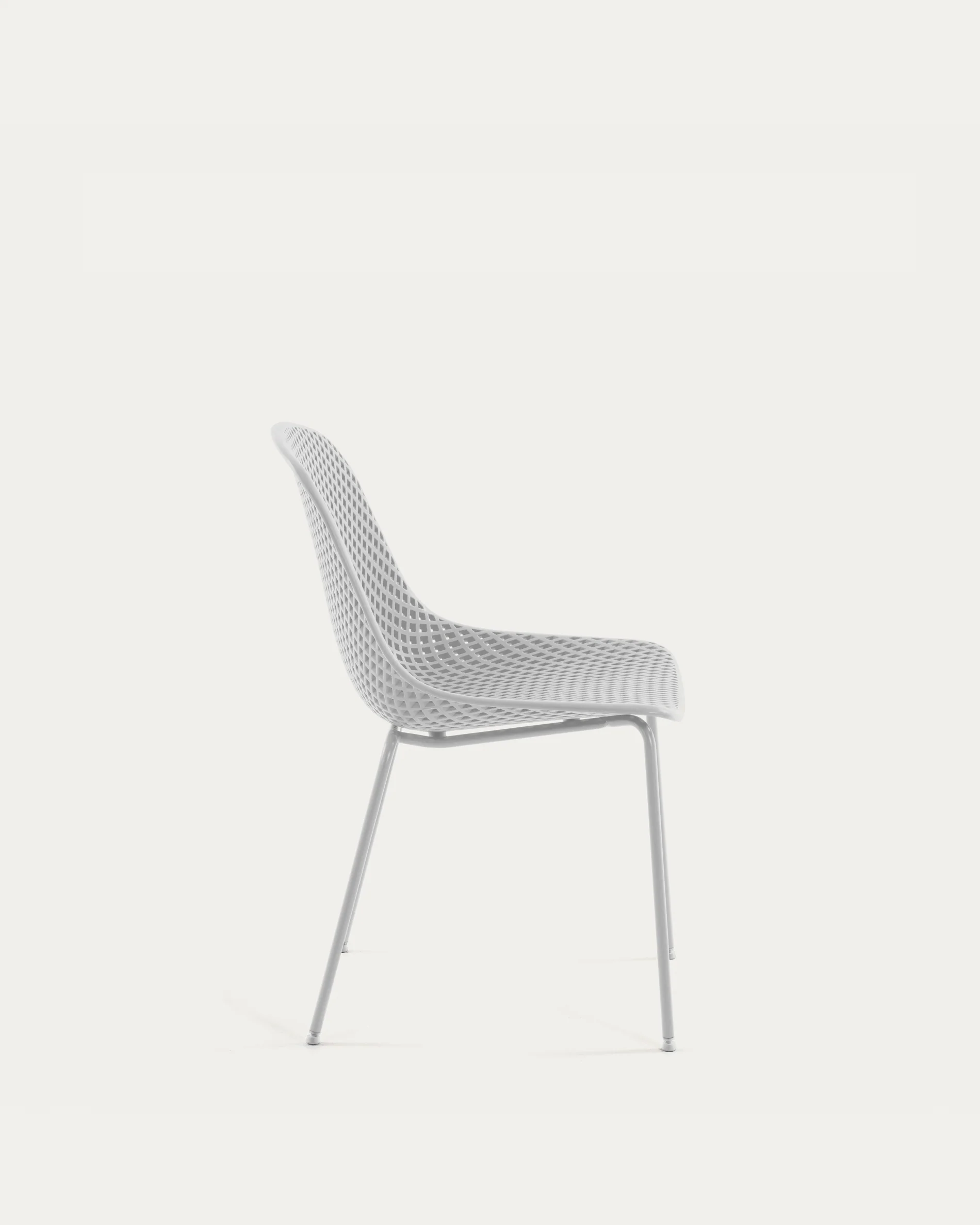 Quinby outdoor dining chair in white - Image 5