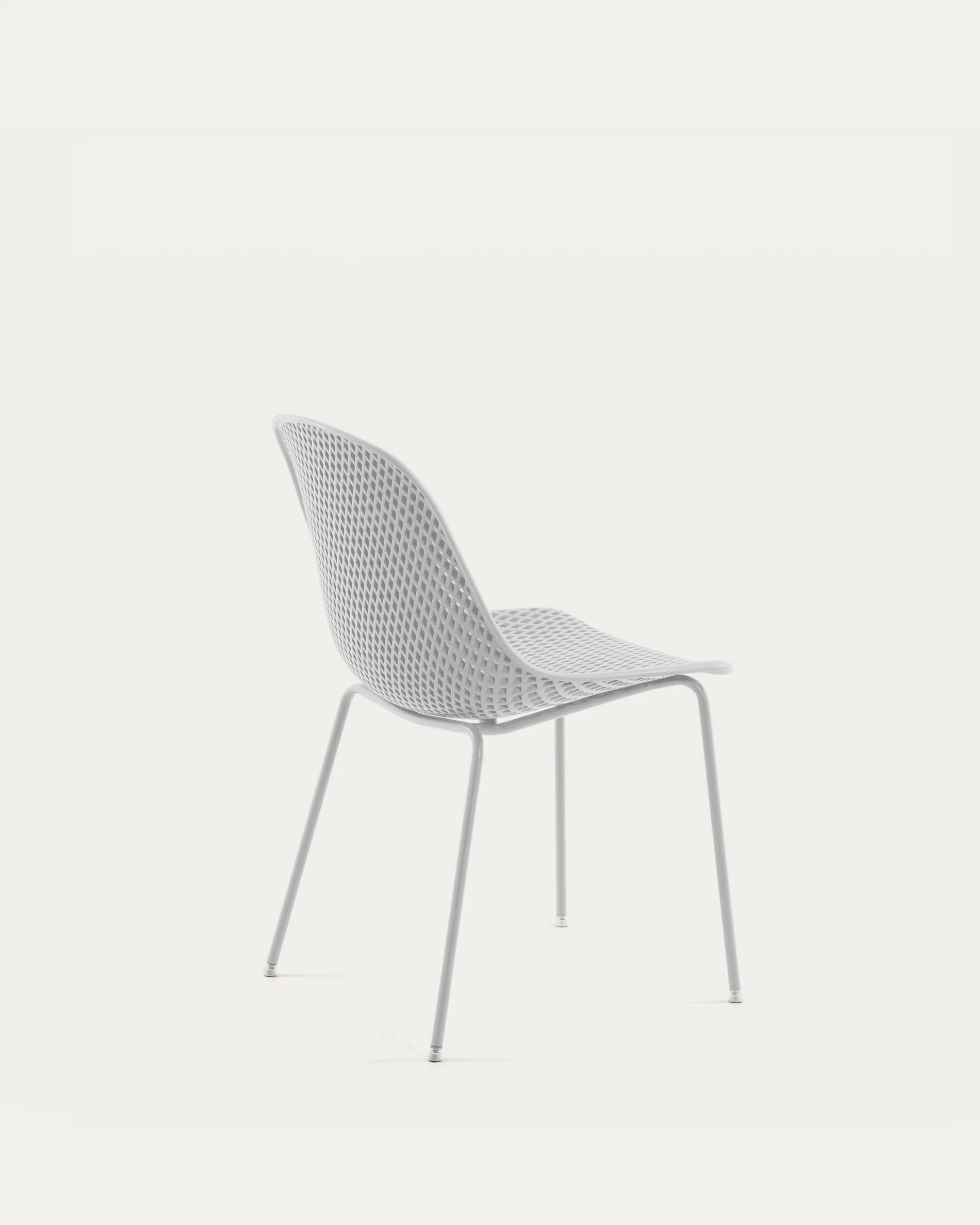 Quinby outdoor dining chair in white - Image 6