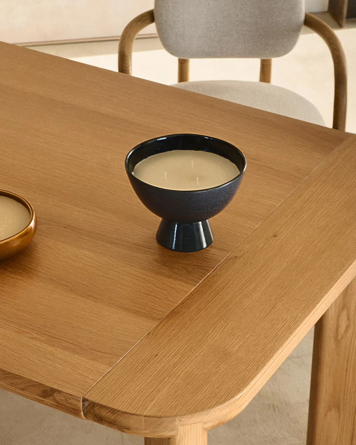 Sapira Ceramic Candle in Blue Ø 20 cm - Image 2