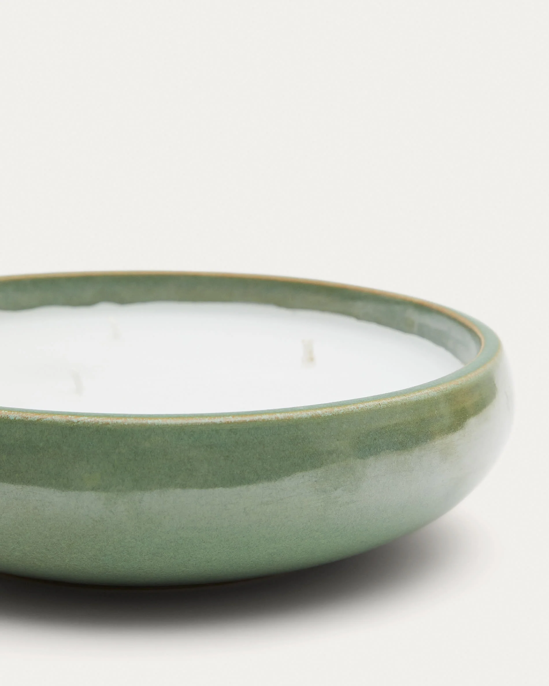 Sapira Ceramic Candle in Green Ø 21 cm - Image 3