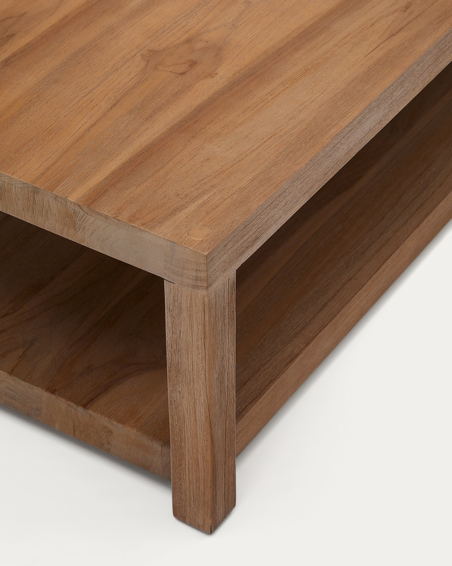 Sashi side table made in solid teak wood 90 x 90 cm - Image 3