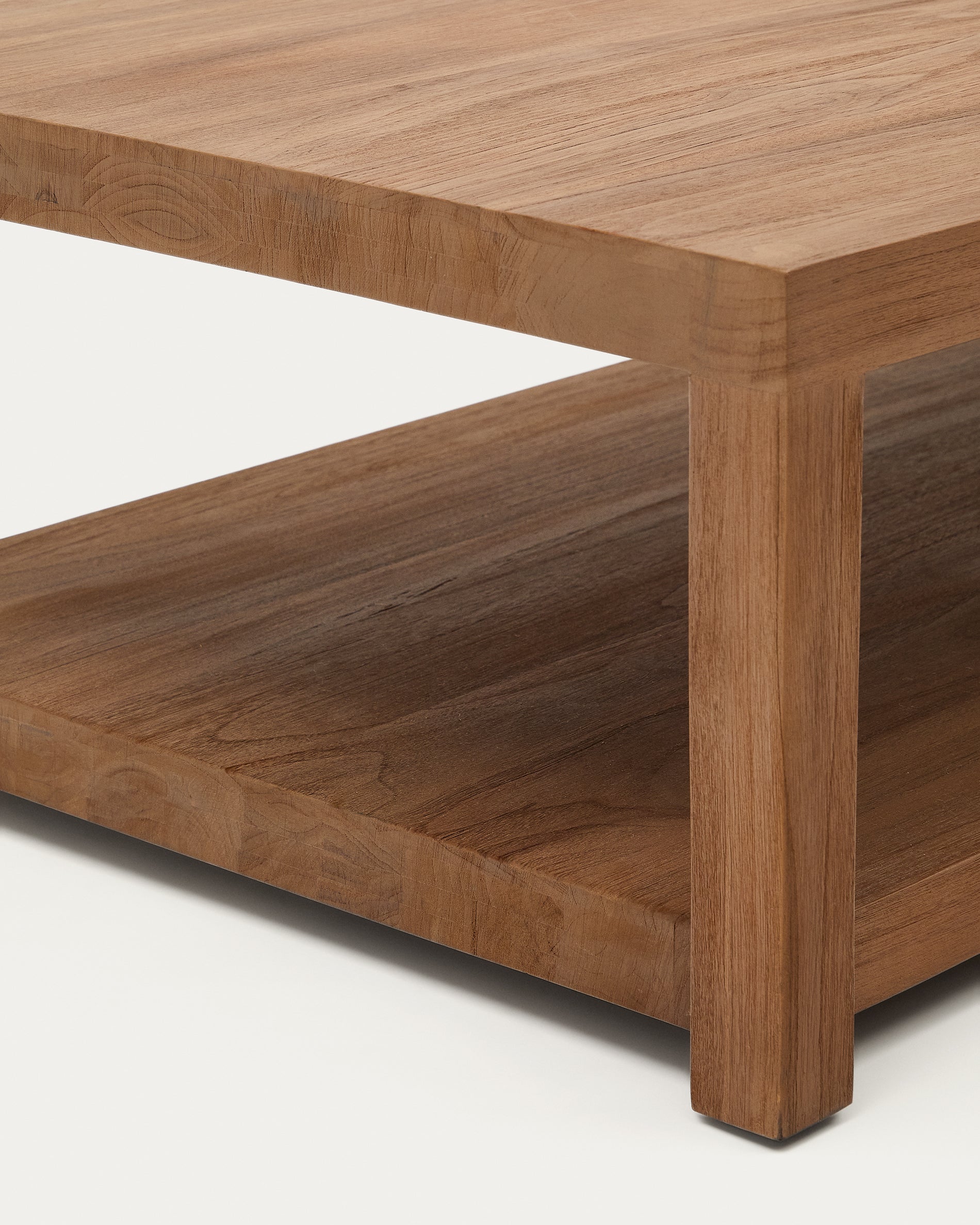 Sashi side table made in solid teak wood 90 x 90 cm - Image 4