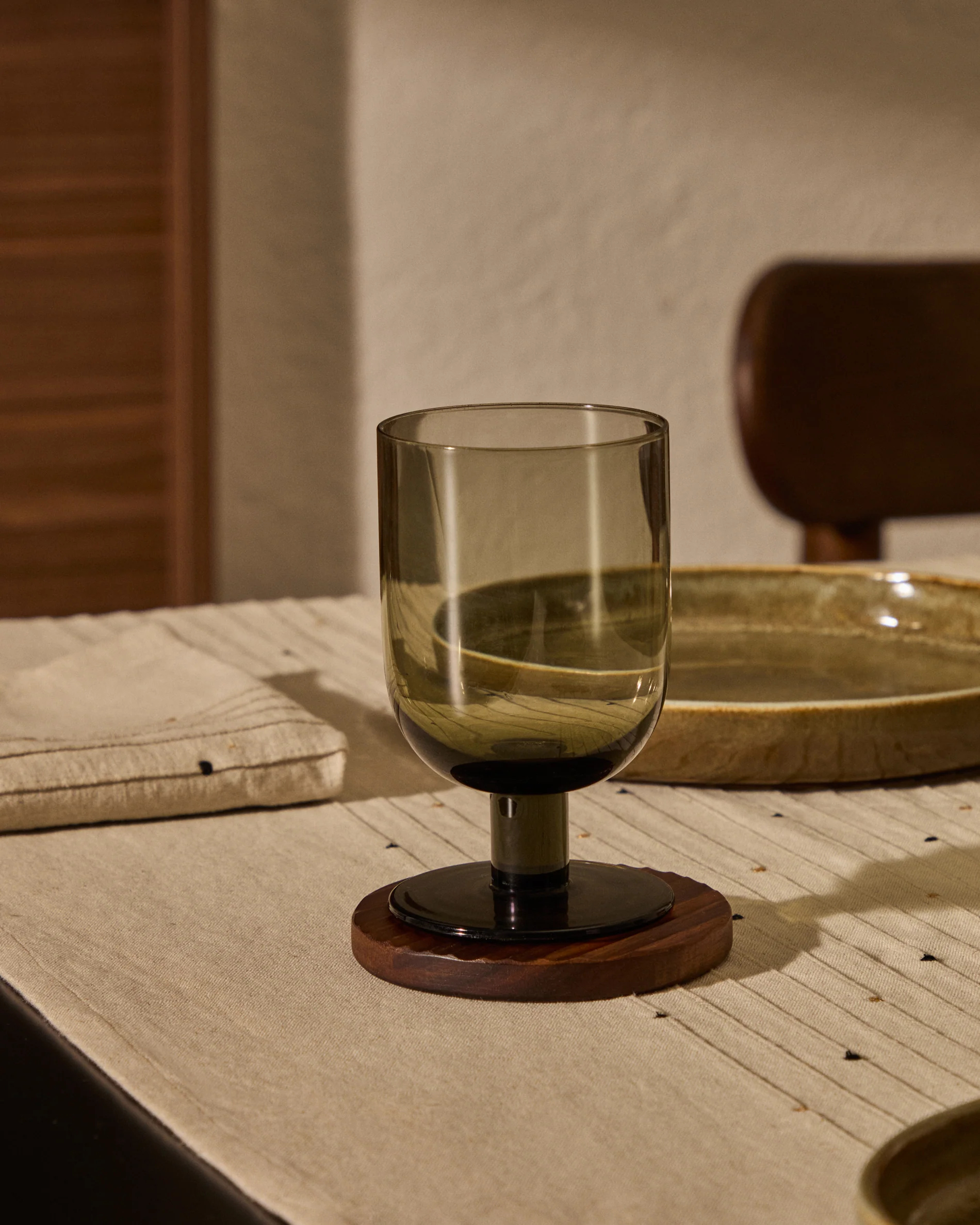 Sauky green wine glass, 32 cl - Image 2