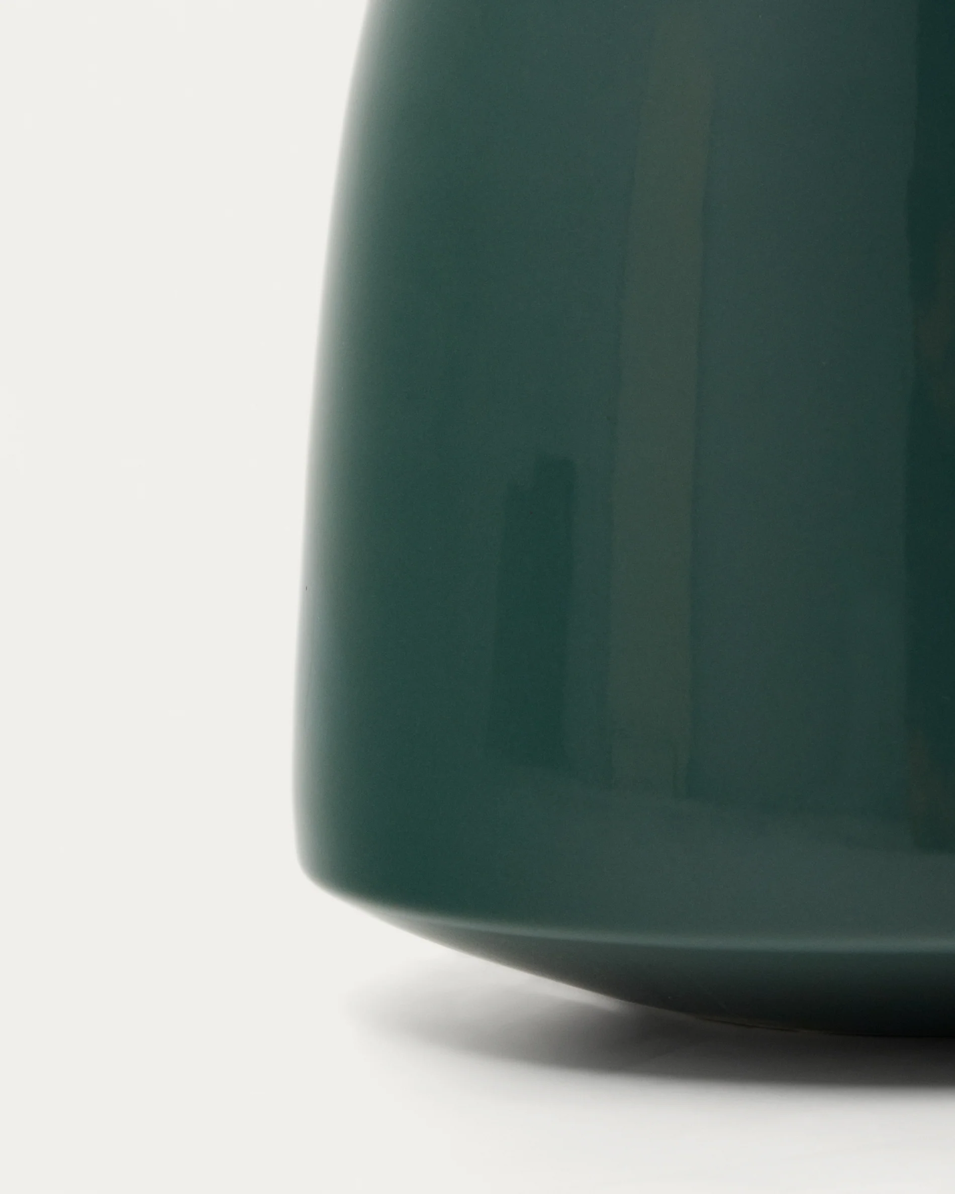 Sibla green ceramic vase, 16 cm - Image 3