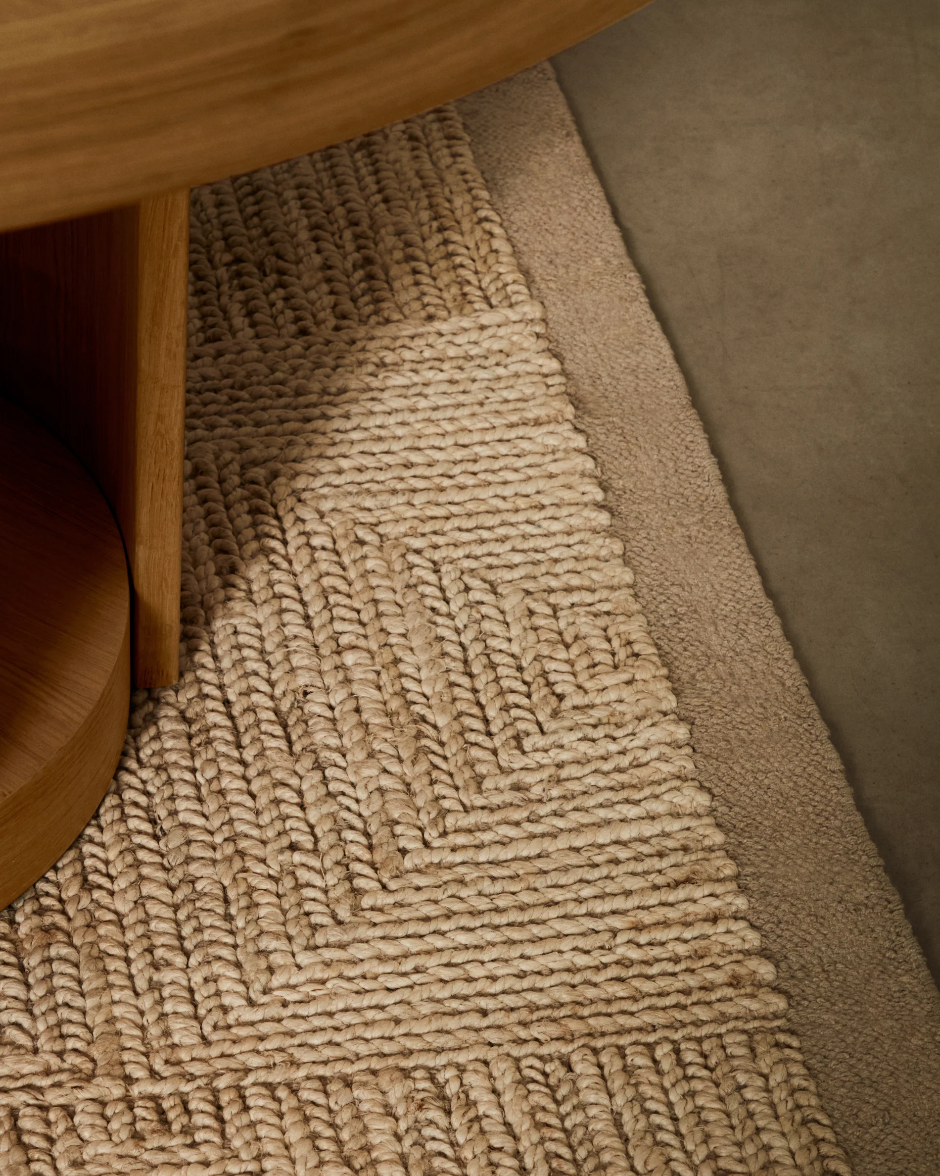 Sicali white jute rug 160 x 230 cm - Image 4