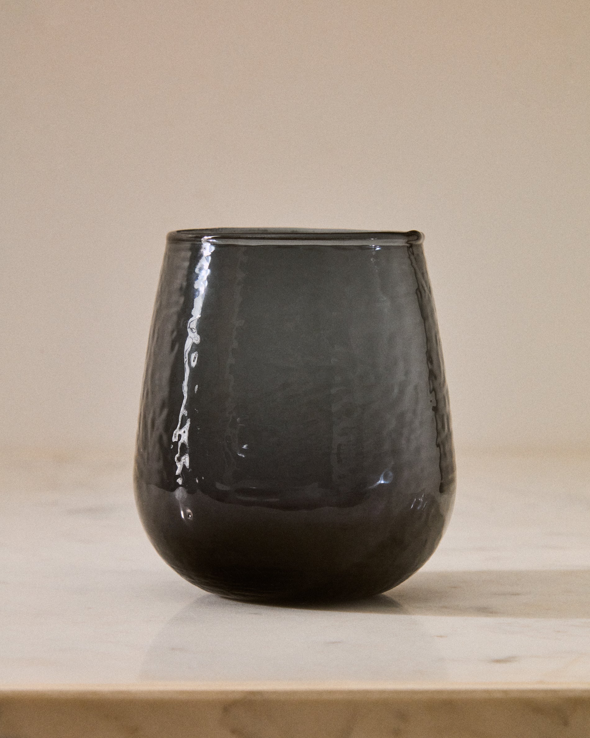Sileia cup made of blue recycled glass - Image 2