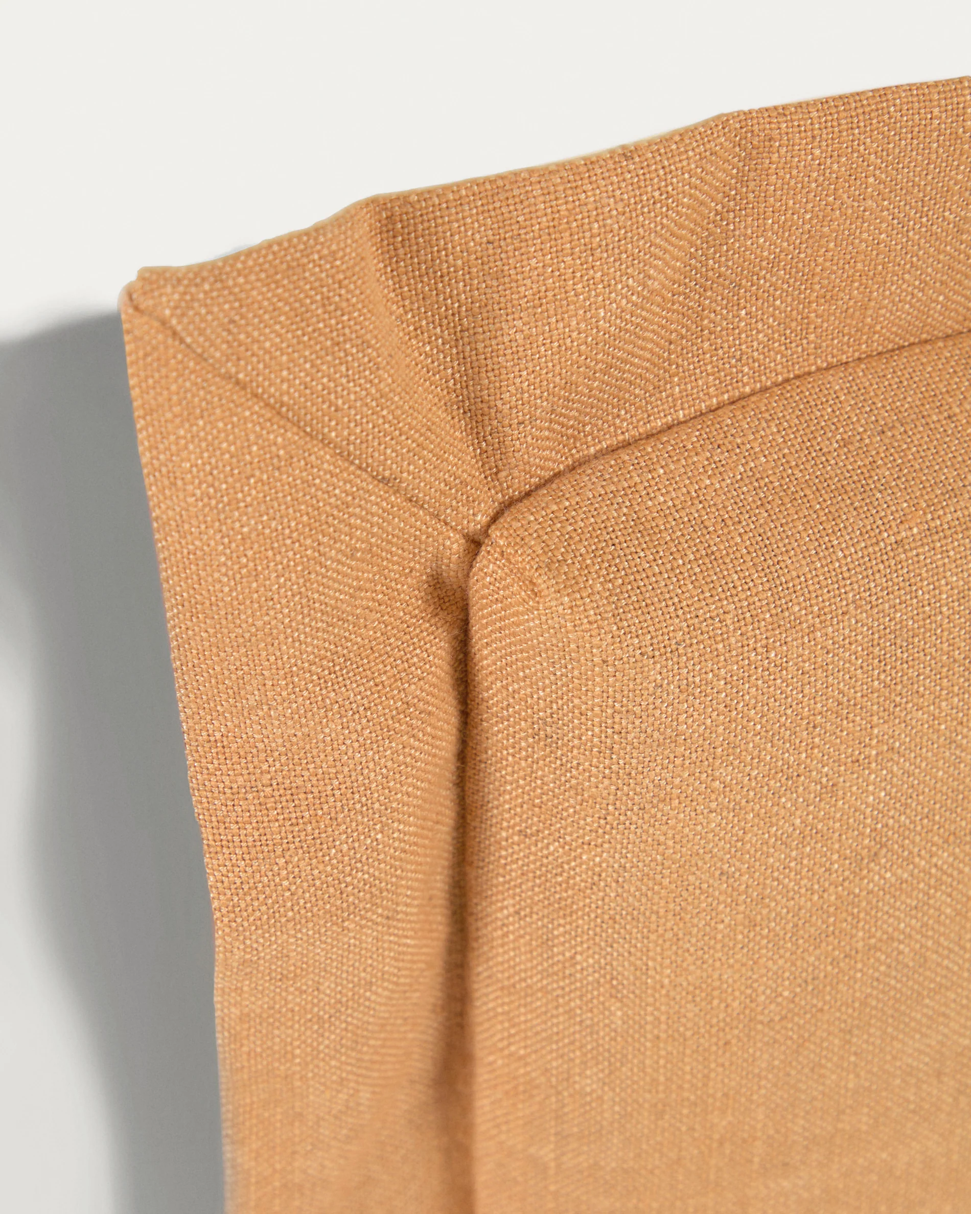 Tanit headboard with removable mustard linen cover for a bed up to 180 cm - Image 3