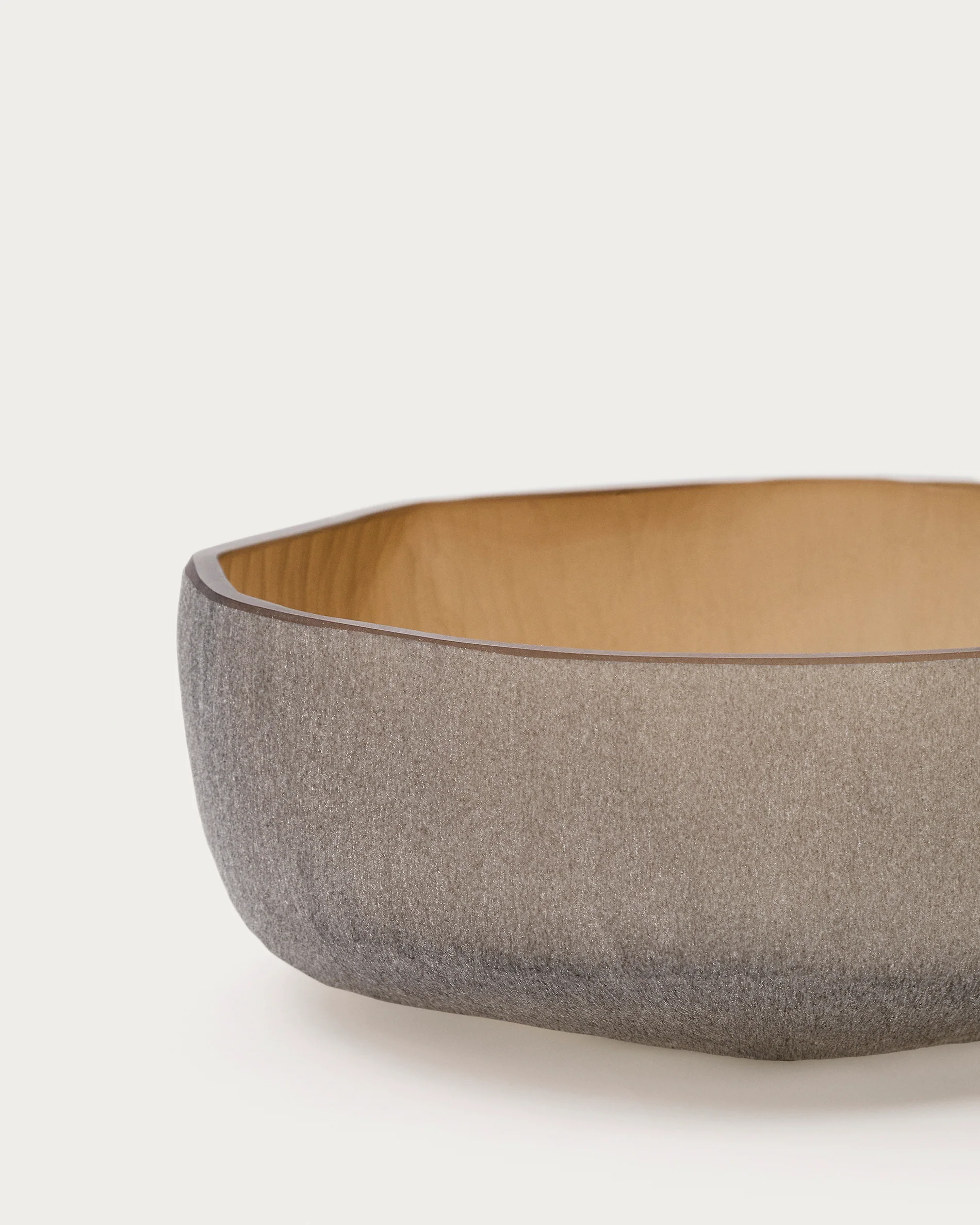 Terrava brown glass centerpiece 10cm - Image 3