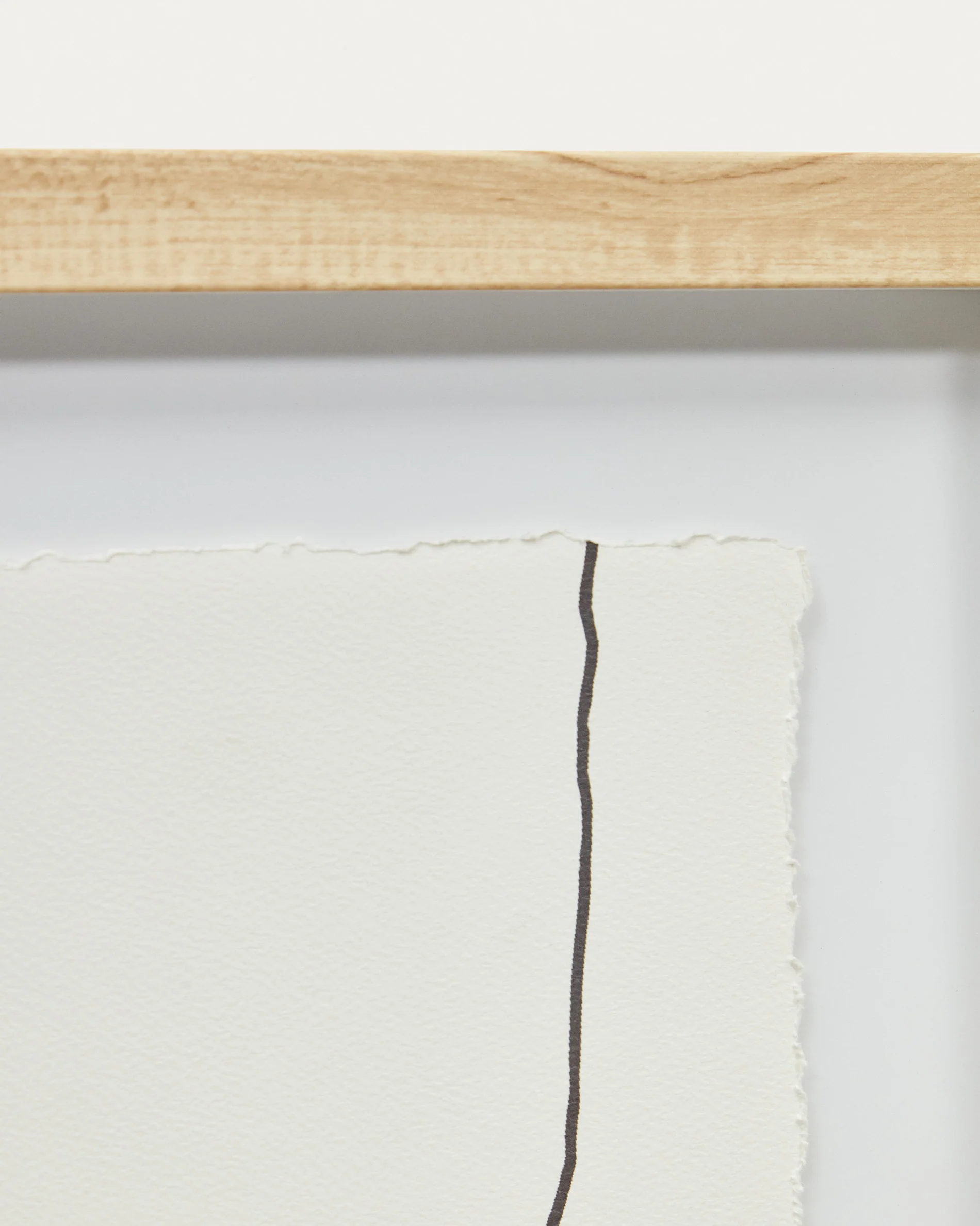 Torroella abstract painting in white, brown, and grey, 60 x 90 cm - Image 4