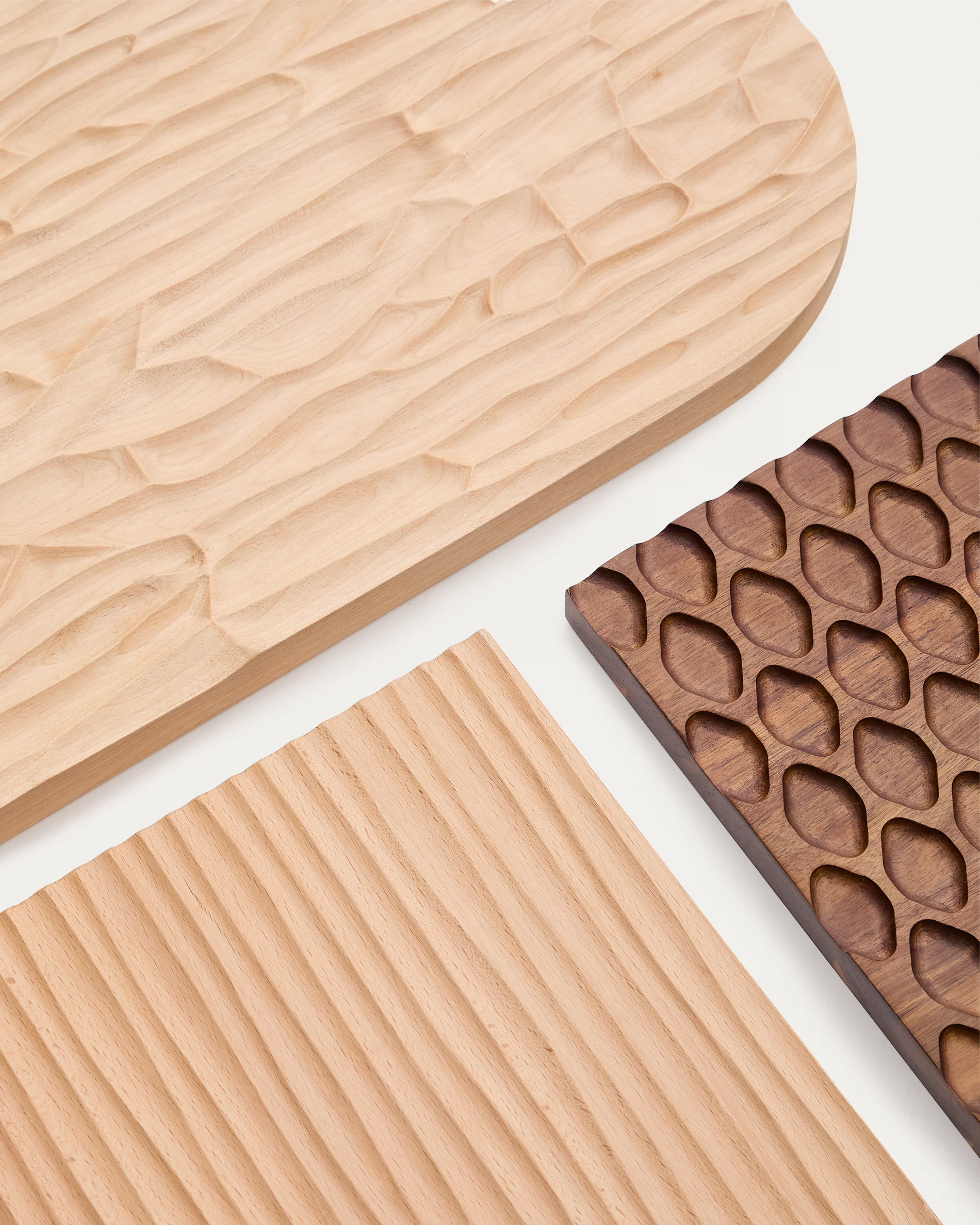 Trivax 4-piece wall panel made of acacia wood FSC 100% - Image 2