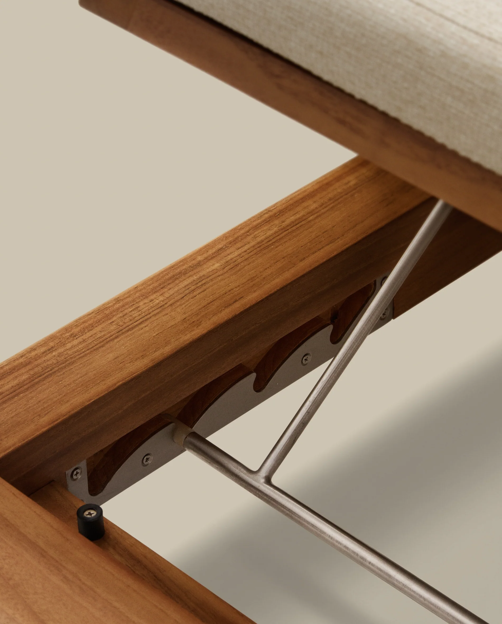 Turqueta sun lounger made from solid teak wood FSC 100% - Image 5