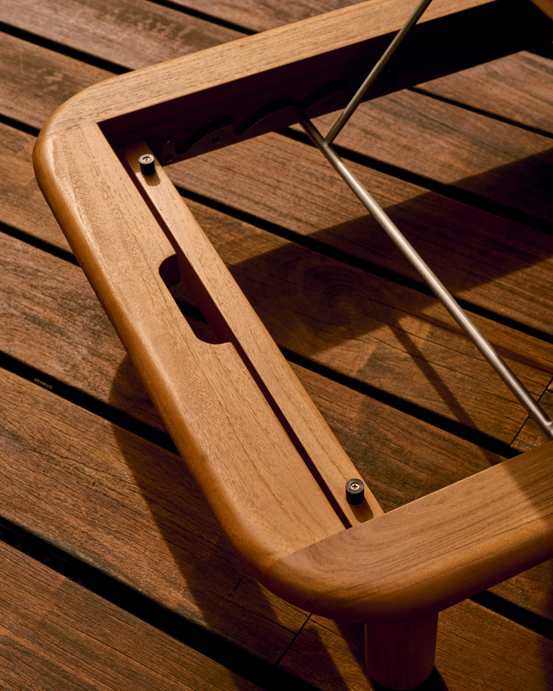 Turqueta sun lounger made from solid teak wood FSC 100% - Image 7