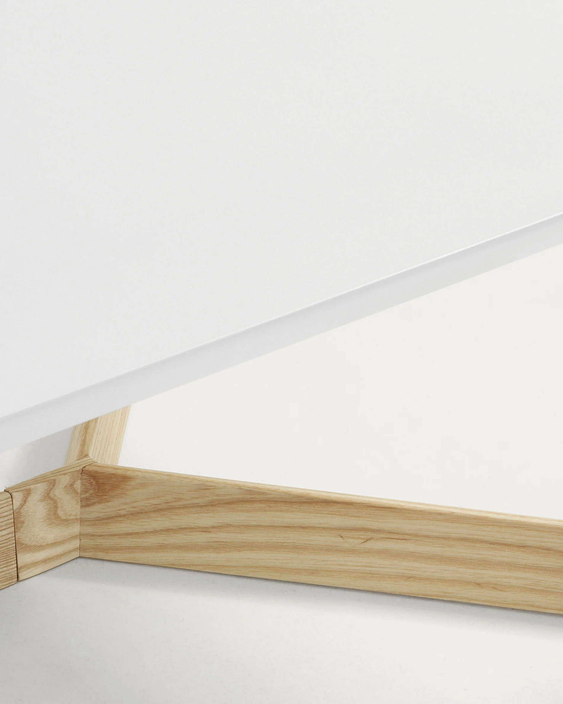 White and ash Quatro coffee table 120 x 60 cm - Image 3
