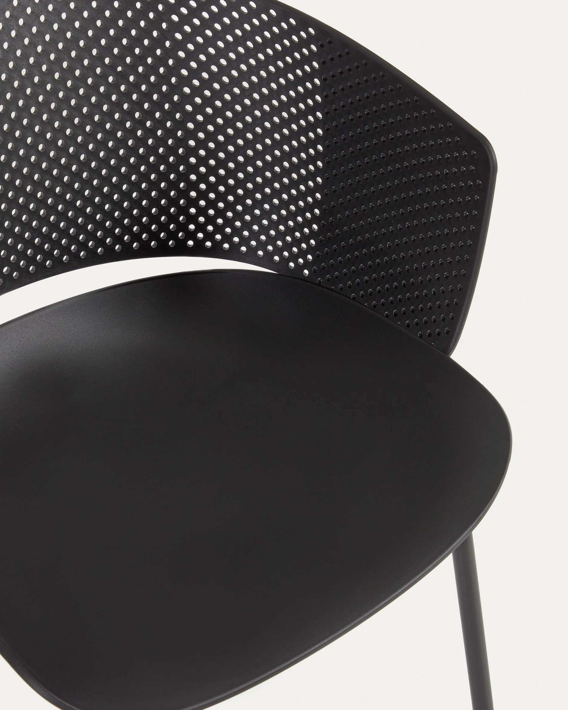Yeray black garden chair - Image 3