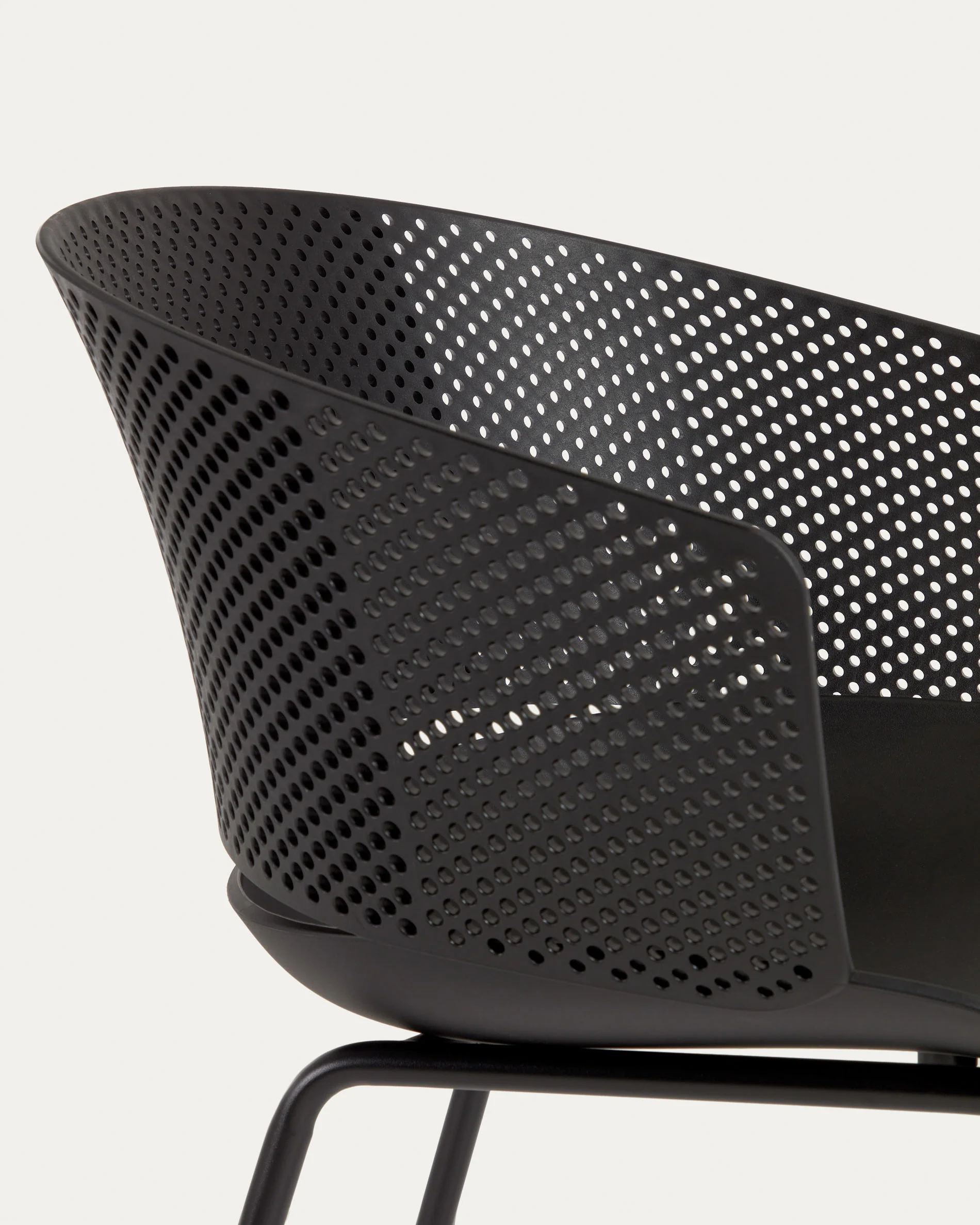 Yeray black garden chair - Image 5