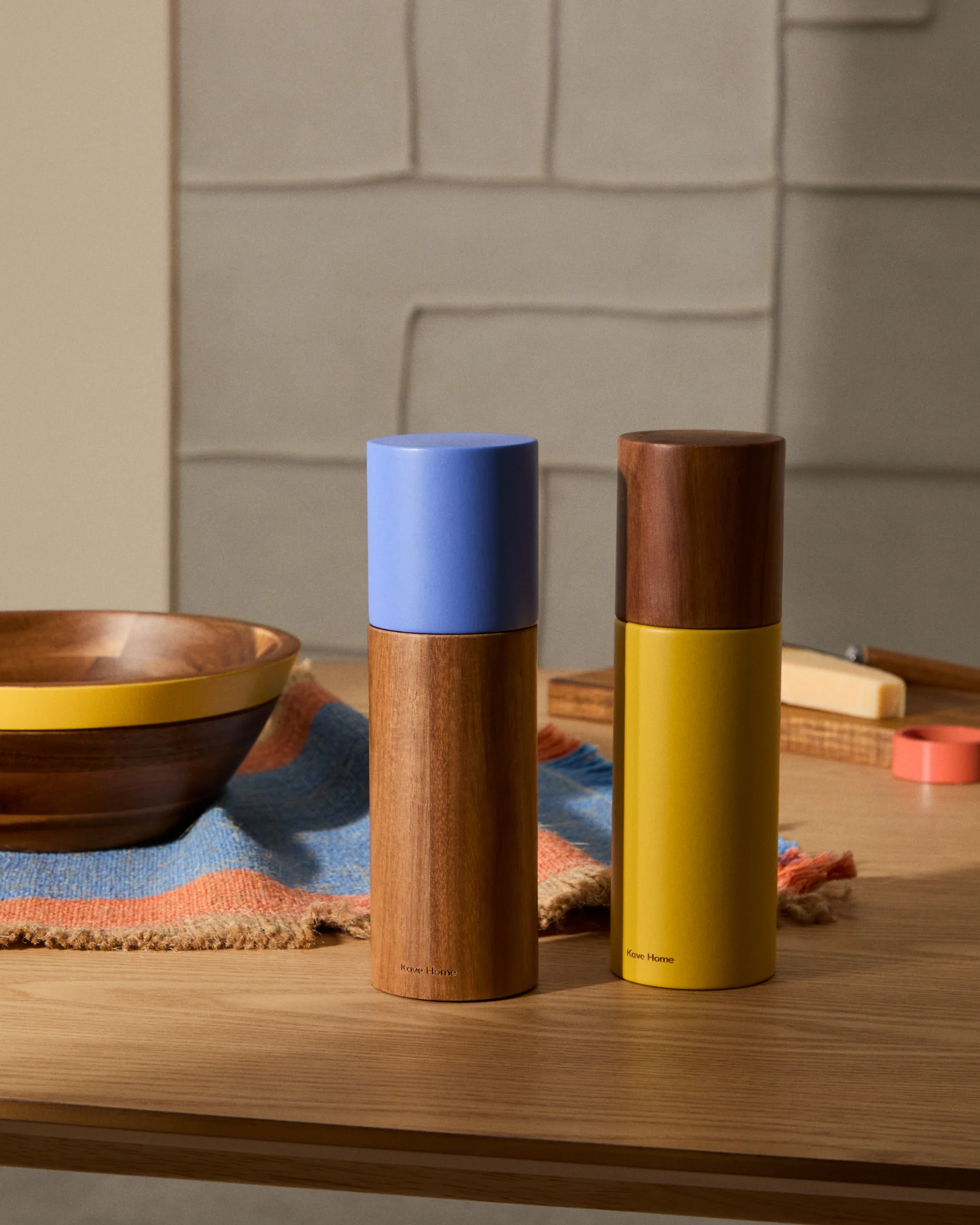 Zairin pepper mill in purple acacia wood FSC 100% - Image 2